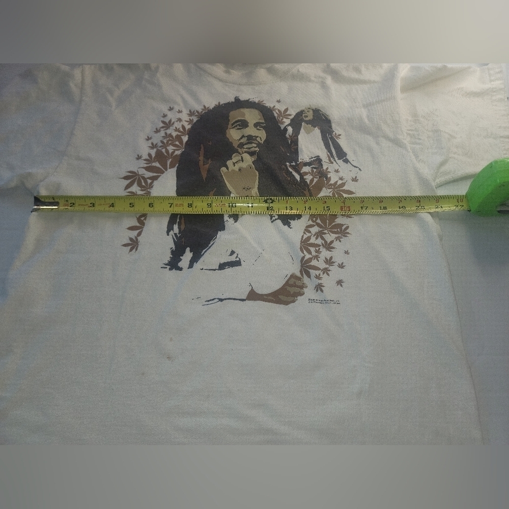 Mens Vintage Bob Marley 2004 Zion Brand Short Sleeve Crew Neck T-shirt SZ L - Picture 4 of 12